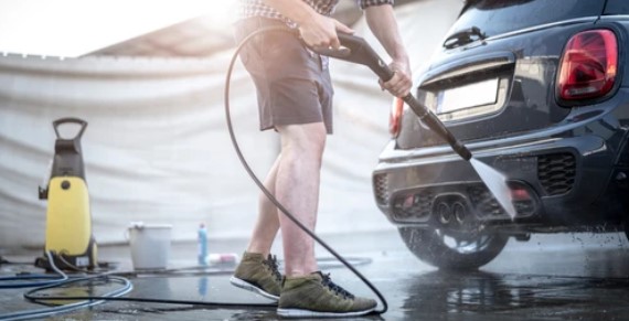 High class pressure wash
