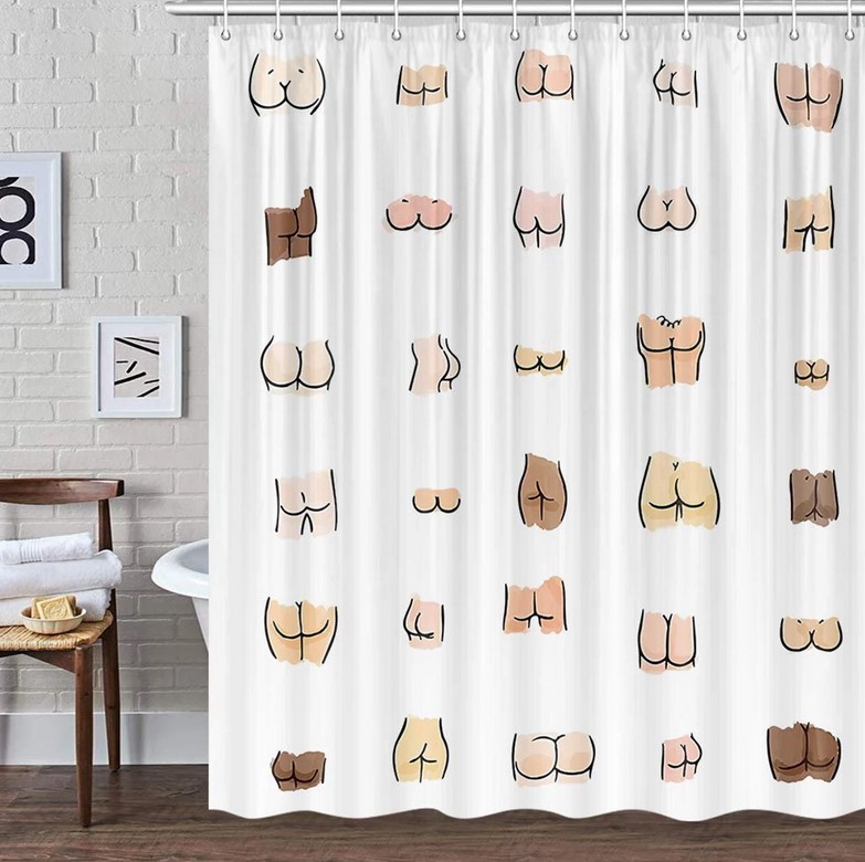 bold shower curtain
